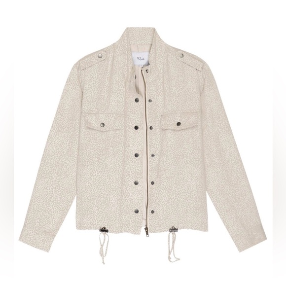 Rails Jackets & Blazers - Rails Collins Jacket in White Mini Cheetah